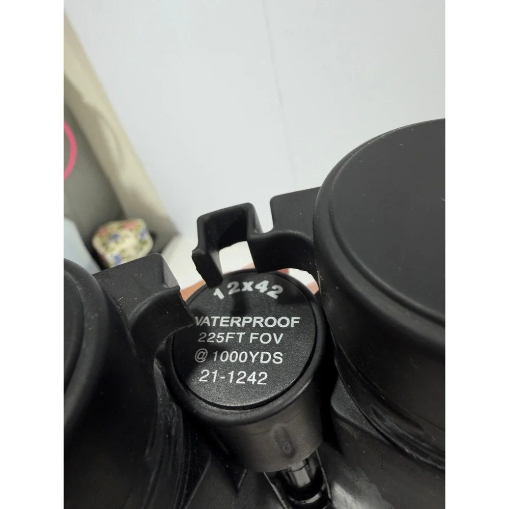 Bushnell 21-1242 Waterproof Binoculars 225FT FOV @ 1000YDS Black with Strap